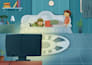 draw whimsical children story book illustration and cover